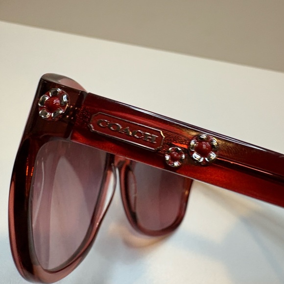 Coach Women’s Sunglasses HC8017 (L009 Kendall) 5032/8H (Burgundy) 56•16•130 - Picture 9 of 11